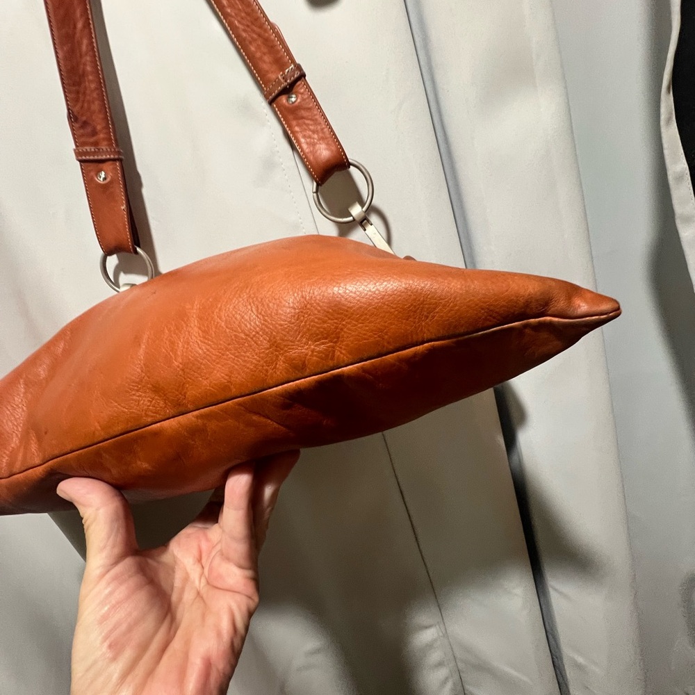 Chic Brown Leather Lupo Barcelona Hobo Bag - Picture 9 of 16